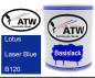 Preview: Lotus, Laser Blue, B120: 1L Lackdose, von ATW Autoteile West.